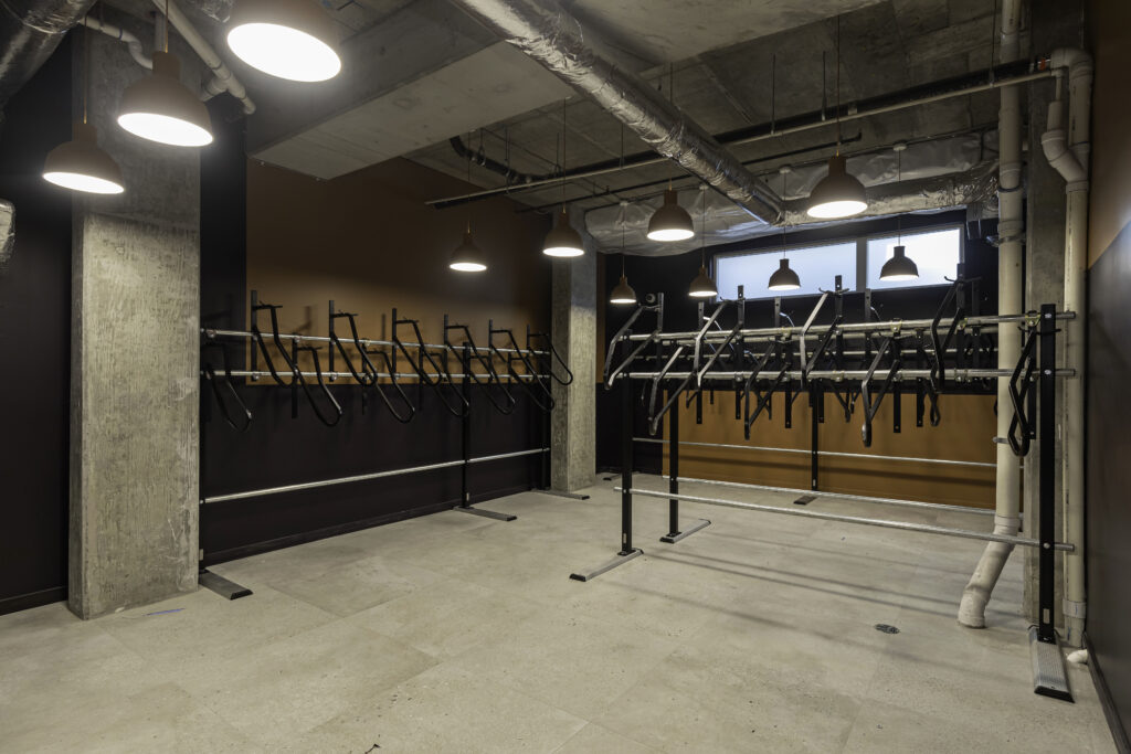 Bike storage room